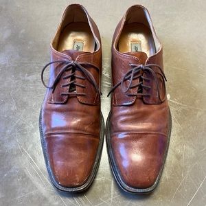Brown Leather Johnston & Murphy oxfords